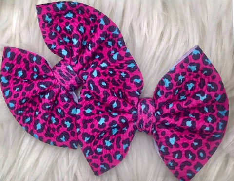 Piggies ~ Pink & Turquoise Cheetah