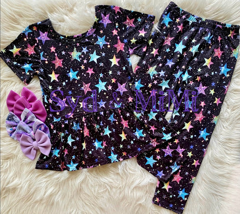 Peplum Set ~ Ombré Stars