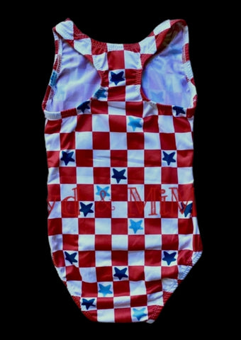 Leotard-Racerback ~ RWB Chex