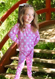 1 left! 4T ~ Joggers ~ Pink Polka Dots