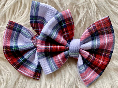 Piggies ~ White Tartan