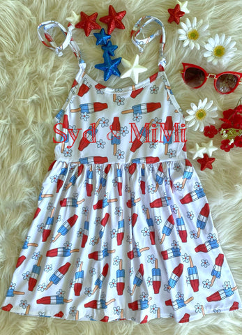 Jumper Dress ~ Bomb Pops