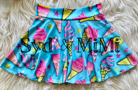 Twirl Skort ~ Ice Cream Cones
