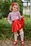 1 left! 18/24mo ~ L/S Cap Sleeve Top ~ Xmas Cakes
