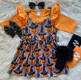 Jumper Dress ~ Witchy Jack-o’-lanterns 🎃