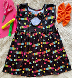 Bowback  Dress ~ Back to School