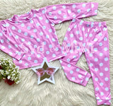 Joggers ~ Pink Polka Dots