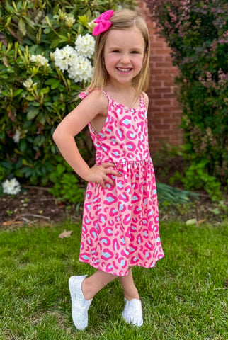 Jumper Dress ~ Summer Cheetah