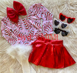 1 left! 18/24mo ~ L/S Cap Sleeve Top ~ Xmas Cakes