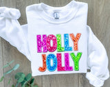 CREWNECK SWEATSHIRTS ~ {5-7 Business Day TAT} ~ Christmas Bling