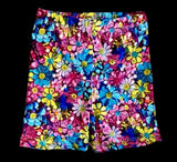 Bike Shorts ~ Electric Daisies