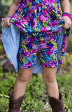 Bike Shorts ~ Electric Daisies