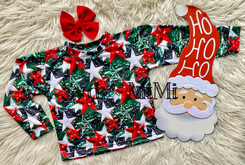 Pullover Top ~ Xmas Stars