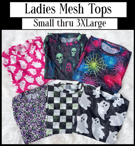 PREORDER ~ Ladies Mesh Layering Tops
