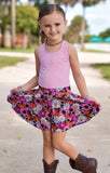 Twirl Skort ~ Fall Floral