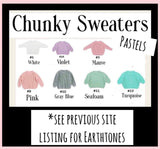 ‼️PREORDER‼️ THE ORIGINAL Oversized Chunky Sweaters ~ PASTELS