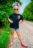 Bike Shorts ~ Faux Sequins/ Beach Vibes Coordinate