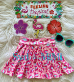 3 left! 4T, 7/8 & 8/10yr ~ Twirl Skort ~ Summer Cheetah