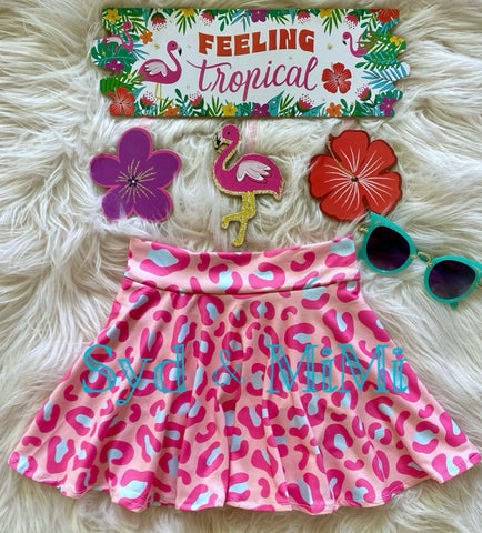 Twirl Skort ~ Summer Cheetah