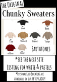 ‼️PREORDER‼️ THE ORIGINAL Oversized Chunky Sweaters ~ EARTHTONES