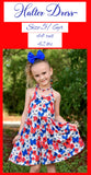 Halter Dress ~ RWB Plaid