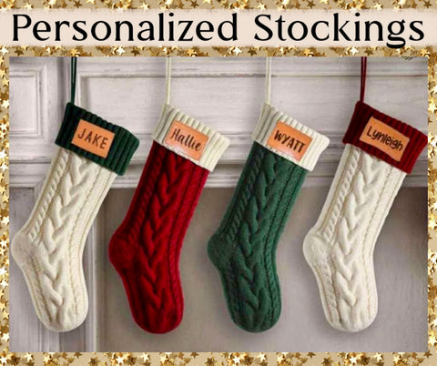 ‼️PREORDER‼️ Personalized Stockings ~ Don't forget to leave Name & Font Choice in the Notes Section at checkout!