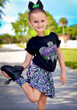 Twirl Skort ~ Striped Pumpkins