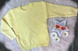 Cotton Sweater ~ Pastel Yellow