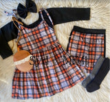 Jumper Dress ~ Cozy Fall Plaid