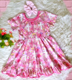 Twirl Dress ~ Pink Floral