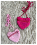 Mini Sequin Heart Purse