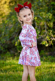1 left! 18/24mo ~ L/S Cap Sleeve Top ~ Xmas Cakes