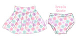 Coming Soon! Twirl Skort ~ Pastel Floral