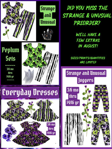 Sneak Peek ~ Strange & Unusual Collection