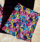 Bike Shorts ~ Electric Daisies