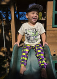 2 left! 6/7 & 7/8yr ~ Gender Neutral Pocket Joggers ~ Strange & Unusual Plaid