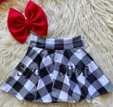 2 left! 2T & 3T ~ Twirl Skort ~ Buffalo Plaid