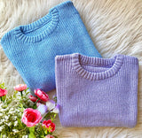 Cotton Sweater ~ Pastel Yellow