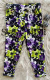 Pocket Joggers ~ Green Floral