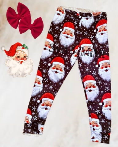 Joggers ~ Snowy Santa