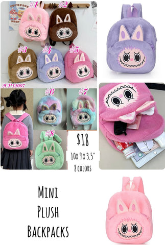 ‼️PREORDER‼️ Mini Plush Backpack
