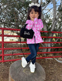 Pullover Top ~ Pink Polka Dots