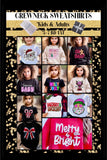 CREWNECK SWEATSHIRTS ~ {5-7 Business Day TAT} ~ Christmas Bling