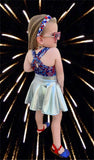 2 left! 2T & 4T  ~ Twirl Skort ~ Metallic Silver