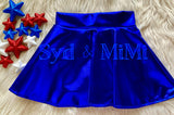 Twirl Skort ~ Metallic Royal