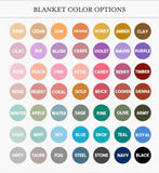 ‼️PREORDER‼️ Personalized & Printed Blankets~Please leave your info in the Notes Section at checkout😊