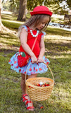 2 sizes left! 2T & 4T ~ Strawberry Tulle Mini Dress