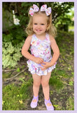 1 size left! 4/5yr ~ Double Ruffle Bloomers™️ ~ Lavender Floral