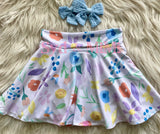 1 left! 2T ~ Twirl Skort ~ Summer Floral