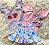 1 left! 2T ~ Twirl Skort ~ Summer Floral